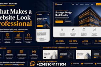 set up a professional website design