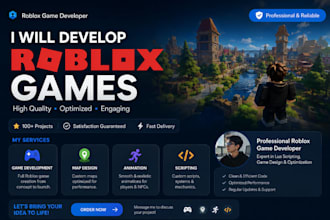 make full game creation, roblox game, roblox map, animation, roblox scripter