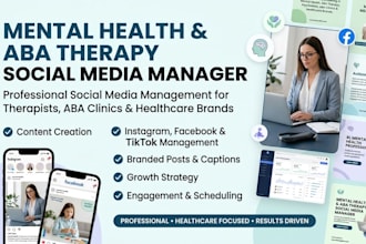 be your mental health and aba therapy for social media marketing manager