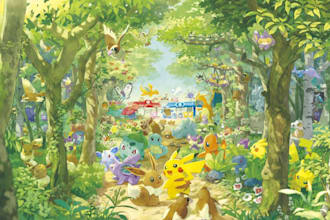 get japan ticket for pokemon kanto, pokepark kanto, ghibil museum, pokemon cafe