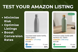 test your amazon product listing and image with customers