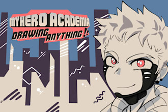 draw anything themed my hero academia