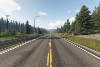 build realistic beamng drive environments and custom roads