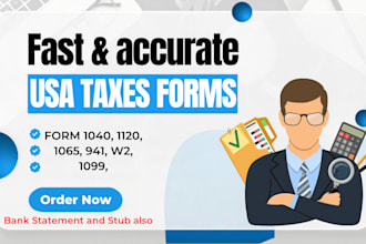 do irs forms, tax return, 1040, 1120, 1065, 941, w2, 1099