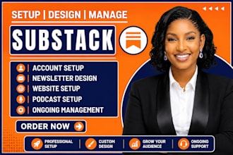 substack setup substack newsletter design podcast setup substack account