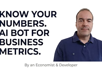 build an ai bot to analyze your business data and metrics