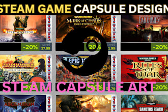 design steam capsule banner steam capsule artwork steam art game poster steam