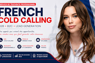professional french b2b cold calling, lead generation and appointment setting