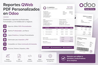 create custom odoo qweb PDF reports