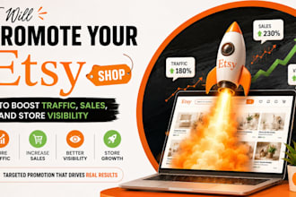 promote your etsy shop to boost traffic sales and store visibility