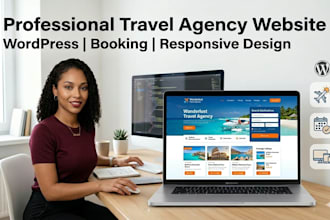 create wordpress website for travel agency