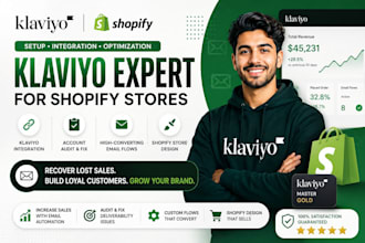 klaviyo shopify integration klaviyo account audit fix email flows shopify design