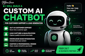 build a custom ai chatbot for customer support and lead generation