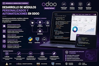 develop custom odoo modules and automations