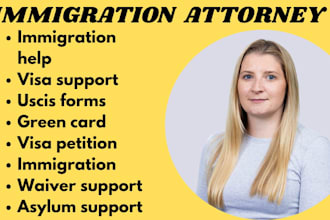 help manage immigration matters involving visas, petitions, waivers, and uscis