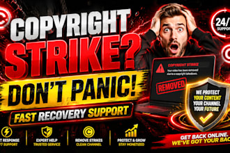 remove fake copyright strikes professionally