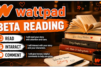 beta read  ineract and comment on your wattpad story inkitt story
