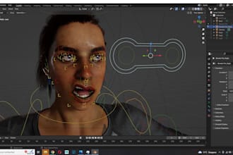 make 52 arkit blendshapes, apple arkit, facial rigging in blender, maya, c4d
