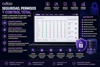 analyze and optimize odoo user permissions and security matrix