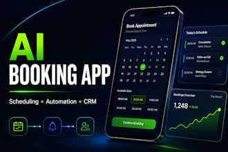 create ai booking and appointment mobile app