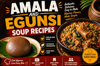 provide delicious yoruba amala and egusi soup recipes