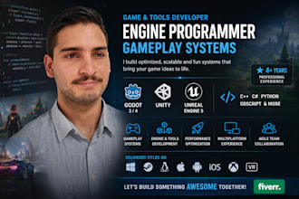 rapidly prototype your game idea in godot or unity