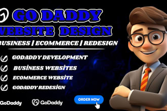 design responsive godaddy website, redesign godaddy website
