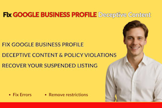 restore gmb profile fix gmb suspension google my business deceptive content