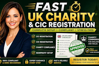 cic registration cio registration uk charity nonprofit setup
