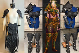 make wearable eva foam cosplay armor mask helmet anime costumes prop fabrication