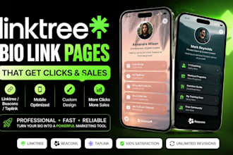setup linktree beacons stan store link in bio social media bio links