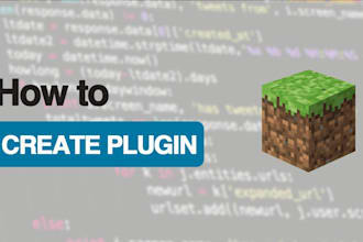 create a custom minecraft plugin for your paper or  server