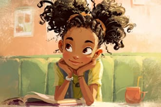 draw children book illustration and kids book illustrator