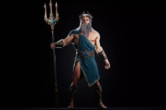 generate 3d character,meshay ai model,ready player me avatar,unity vrm,daz morph