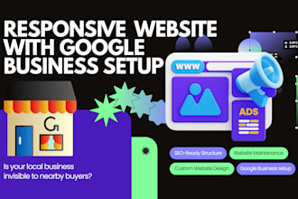 build responsive business website and google business profile