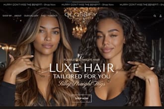 design hair extension store hair website wix hair extension beauty website