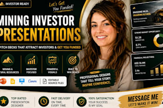 mining investor presentation, natural resources powerpoint, mining PPT