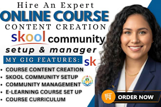 setup skool community ghl kajabi course creation and skool community manager