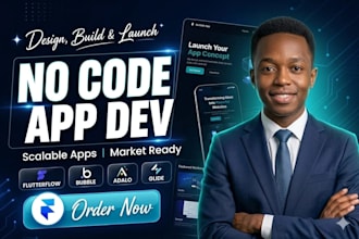 be your bubble developer, build flutterflow app and no code app