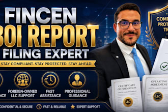 submit fincen boi filing for your USA llc business