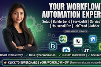 setup buildertrend servicem8 servicetitan housecall pro jobtread jobber workflow