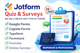 create online surveys, google form, questionnaire, quiz, survey form, jotform