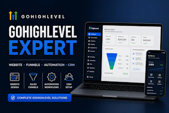 be your gohighlevel expert for websites, funnels,  automation, ai chatbot