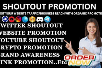 shoutout share link app crypto brand website to 150m usa uk x fb ig audience