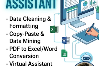 do fast ai data entry, copy paste and excel data formatting