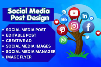 design editable social media post, creative ad image flyer, carousel slides post