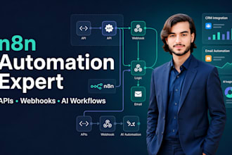 setup n8n automation with apis and webhooks