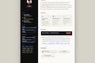 develop a web page or web application