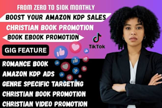 do your viral book promotion christian ebook marketing children booktok
