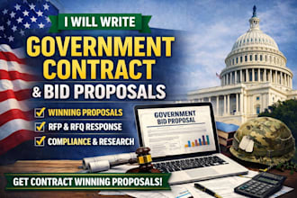 find rfp, write bid proposal, winning government contract, rfq, respond to rfp